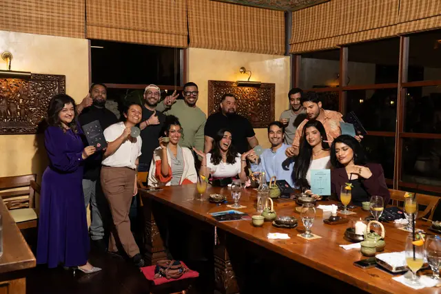 Palm & Plate members at dinner