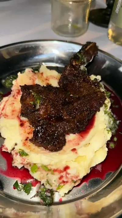Lamb chop at the rooftop dinner — Vol 07